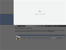 Tablet Screenshot of gestec.de